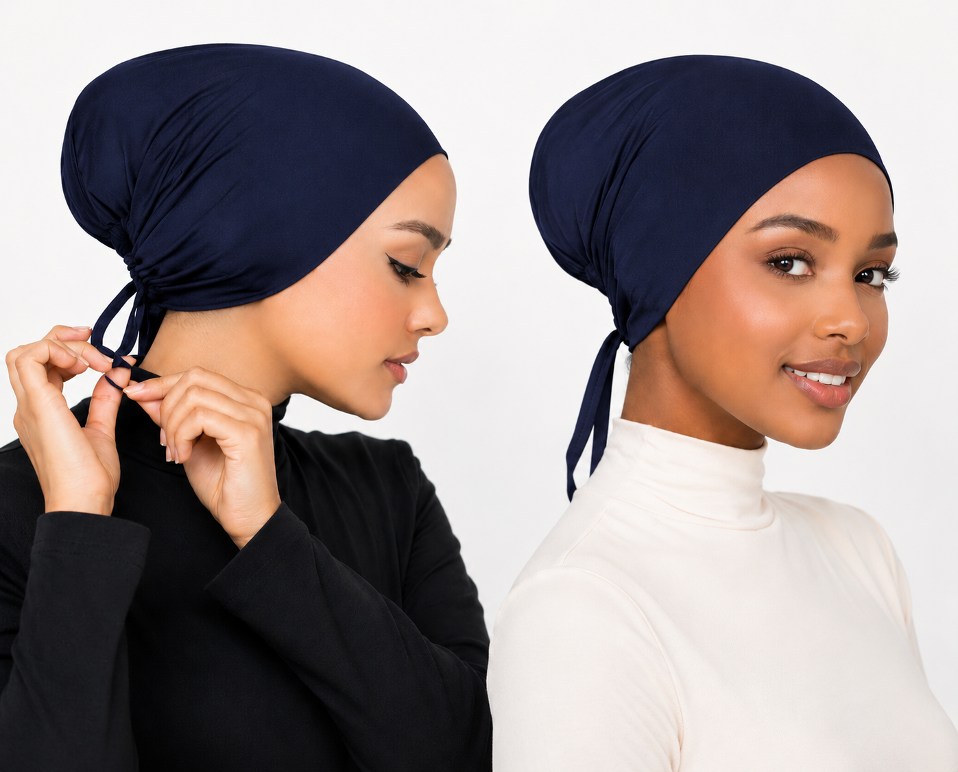 Bonnet Sous-Hijab Femme Modal Doux - Turban Intérieur Antidérapant
