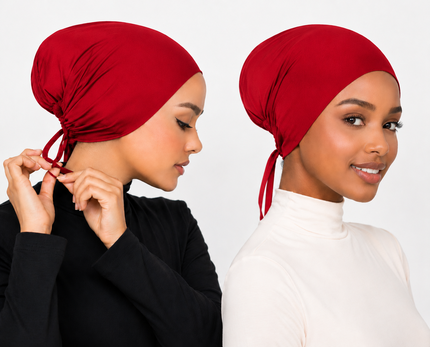 Bonnet Sous-Hijab Femme Modal Doux - Turban Intérieur Antidérapant