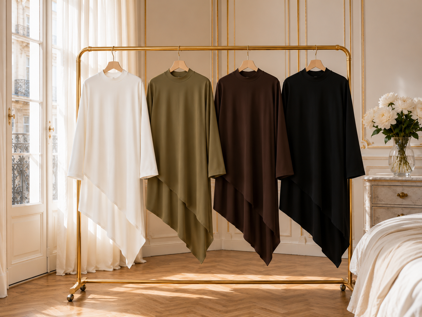 Ensemble 2 Pièces Femme – Top & Jupe Longue Style Dubaï Élégant & Modeste