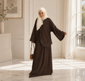 Ensemble Modest 2 Pièces Femme – Veste & Jupe Longue Style Élégant