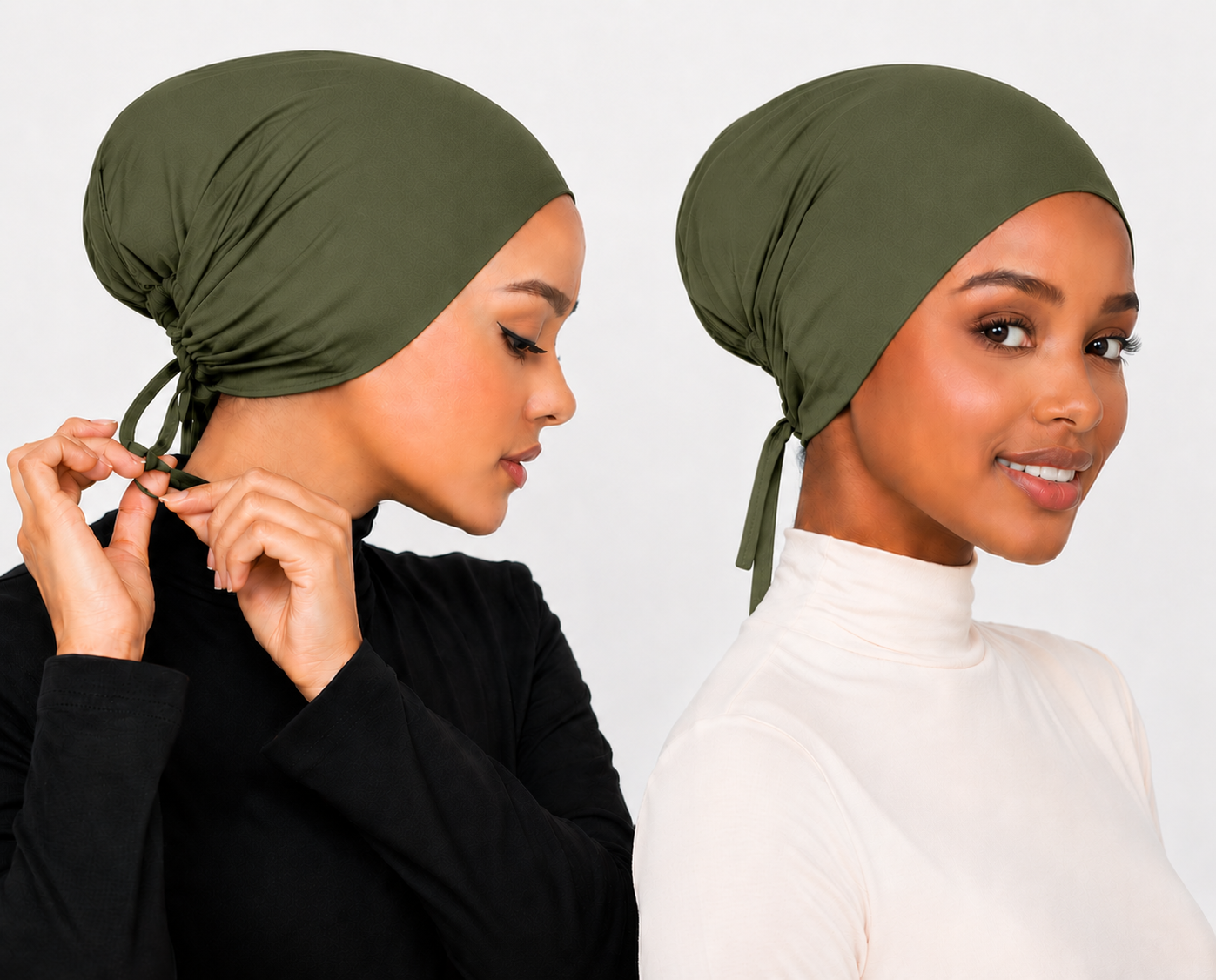 Bonnet Sous-Hijab Femme Modal Doux - Turban Intérieur Antidérapant
