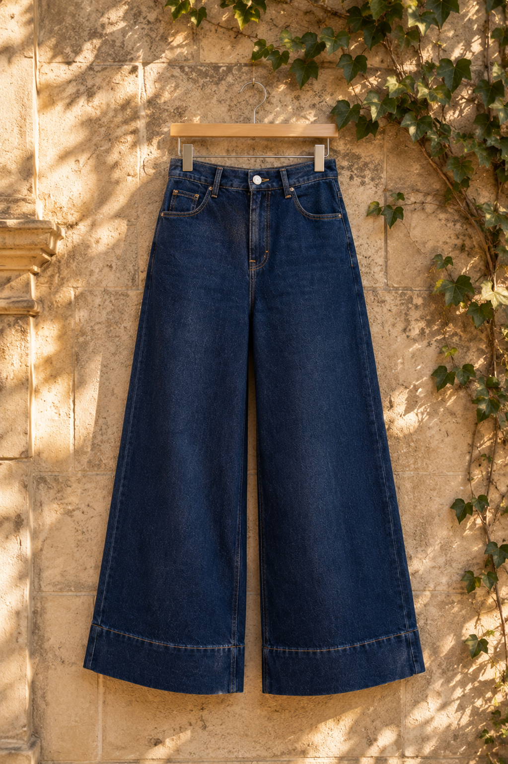 Jean Taille Haute Femme - Coupe Large Élégante & Modeste