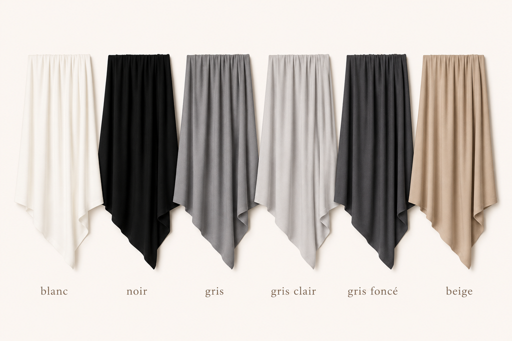 Hijab Jersey Femme – Écharpe Longue Douce & Élastique