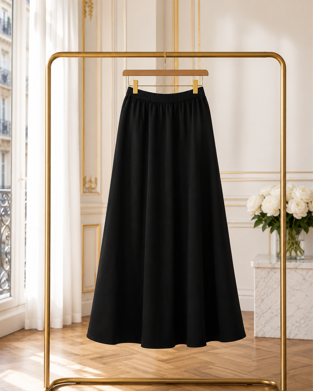 Ensemble 2 Pièces Femme – Top & Jupe Longue Style Dubaï Élégant & Modeste
