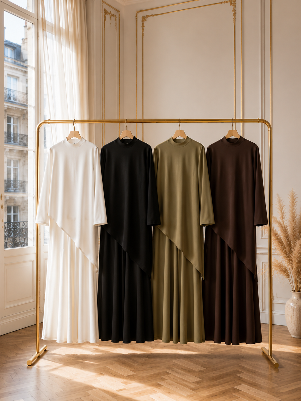 Ensemble 2 Pièces Femme – Top & Jupe Longue Style Dubaï Élégant & Modeste