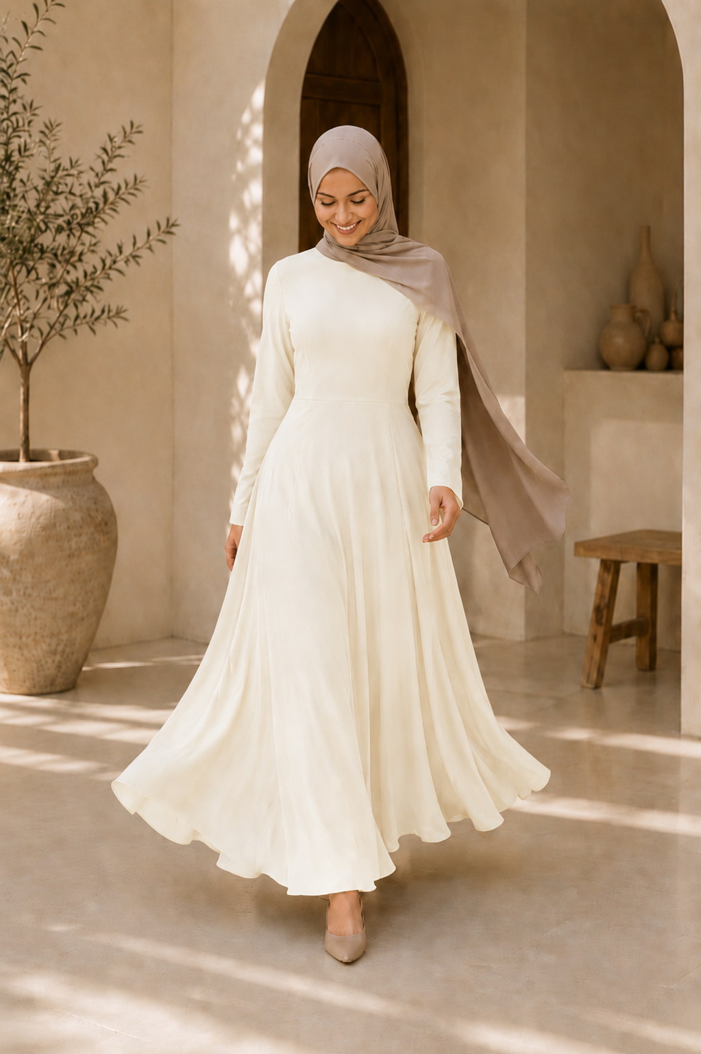Abaya Longue Femme – Robe Élégante Style Dubaï pour Occasions Spéciales
