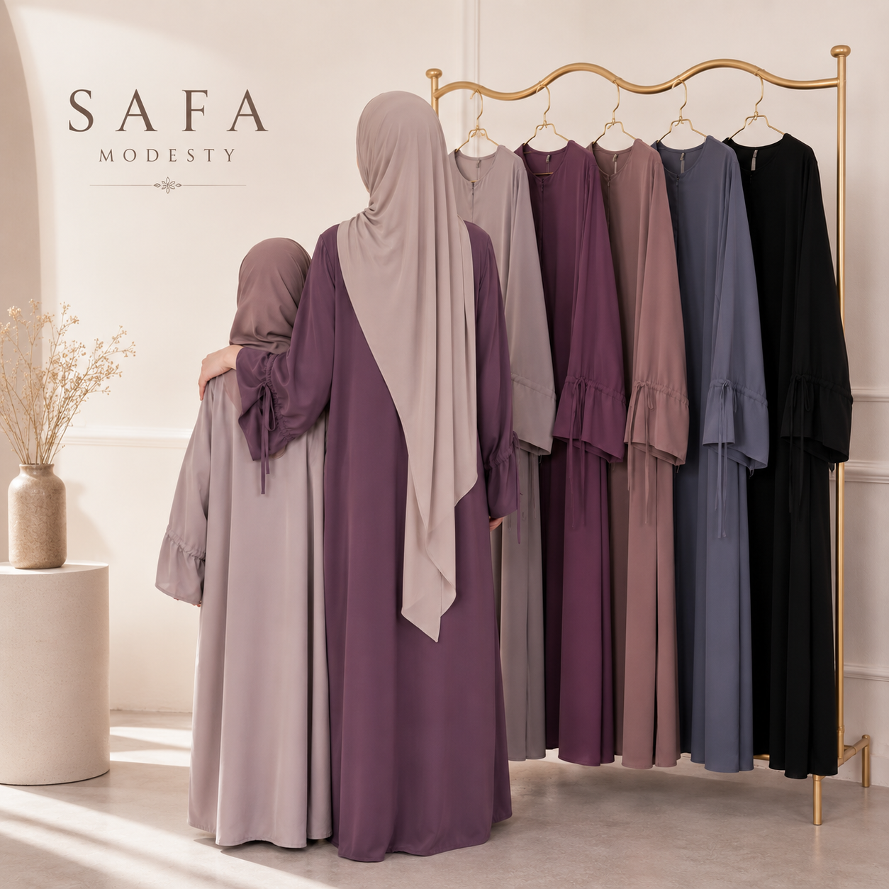 Abaya Élégante Femme – Robe Longue Modeste pour Toutes Occasions