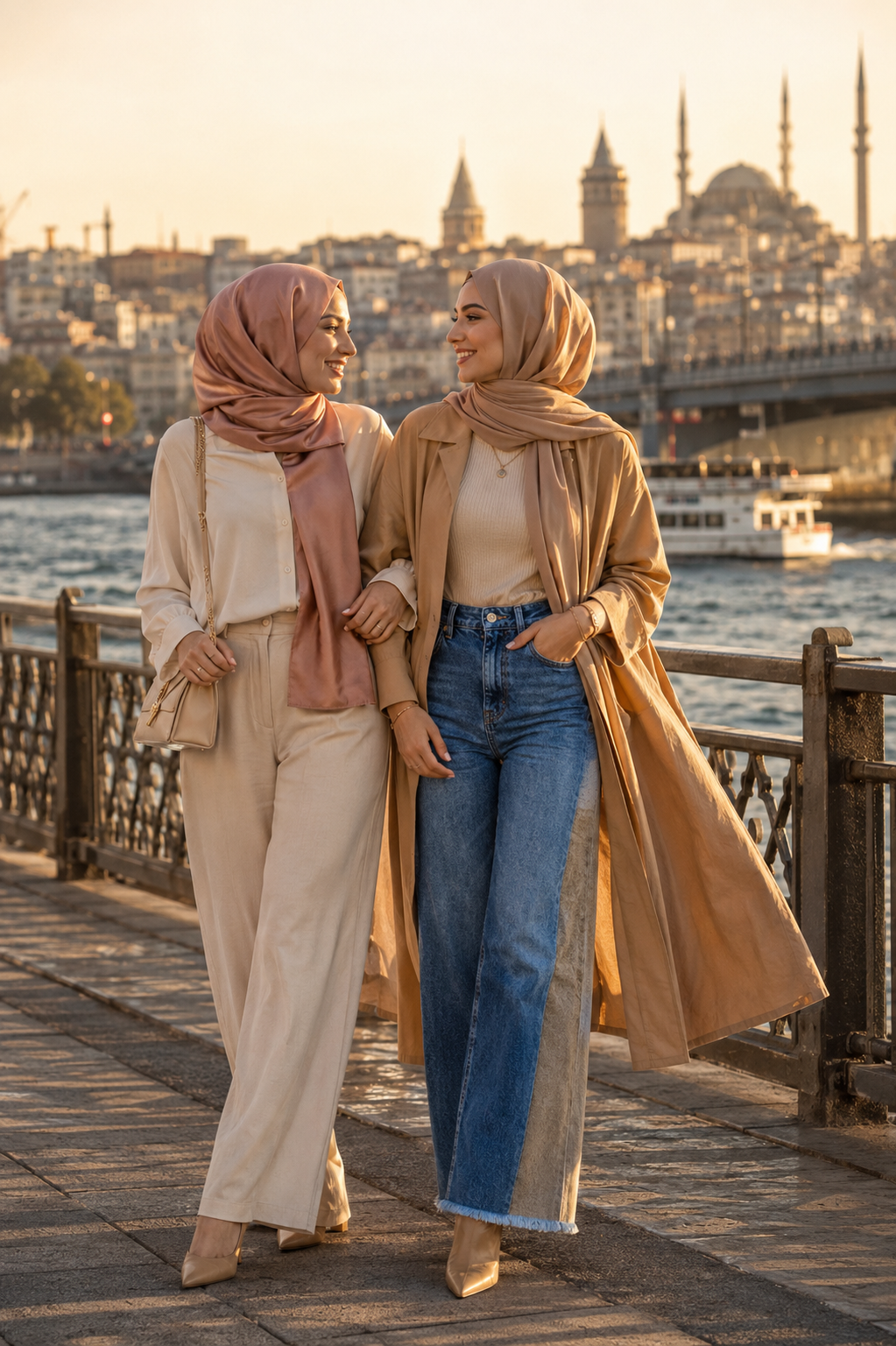 Jean Large Femme - Coupe Droite Élégante & Modeste