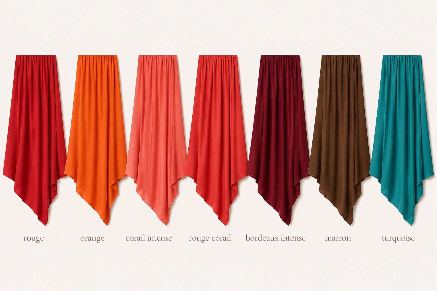 Hijab Jersey Femme – Écharpe Longue Douce & Élastique