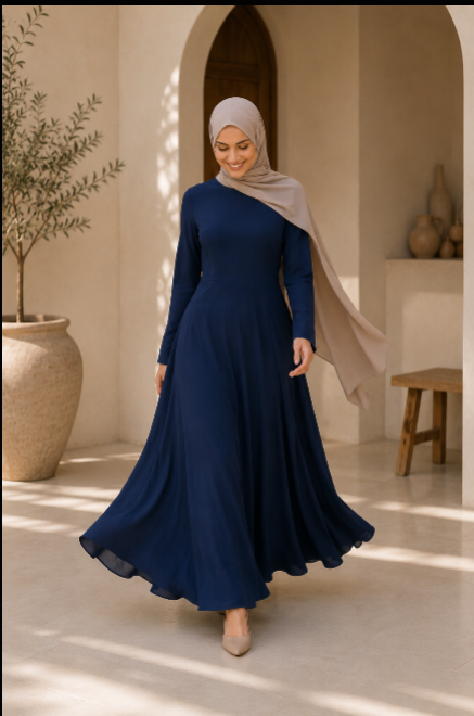 Abaya Longue Femme – Robe Élégante Style Dubaï pour Occasions Spéciales