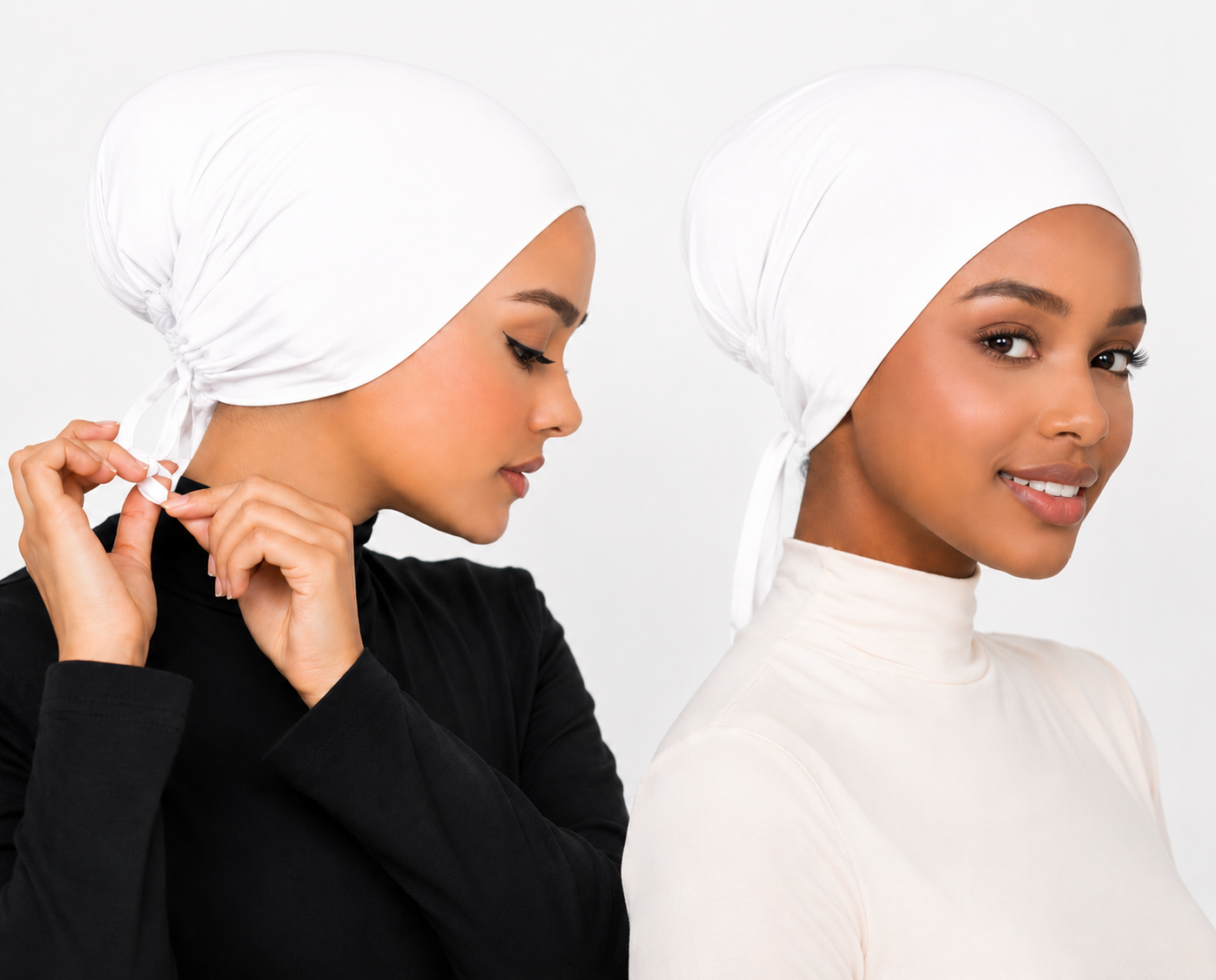 Bonnet Sous-Hijab Femme Modal Doux - Turban Intérieur Antidérapant