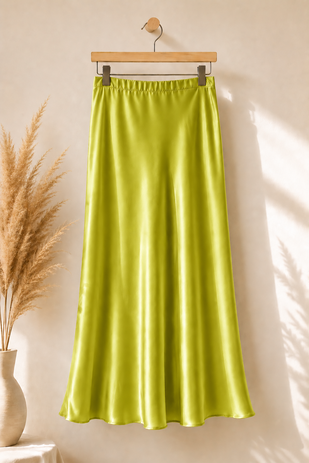 jupe longue satinée, jupe évasée femme, jupe modest fashion, jupe fishtail, jupe satin femme voilée, jupe longue élégante, jupe musulmane, jupe tendance 2026