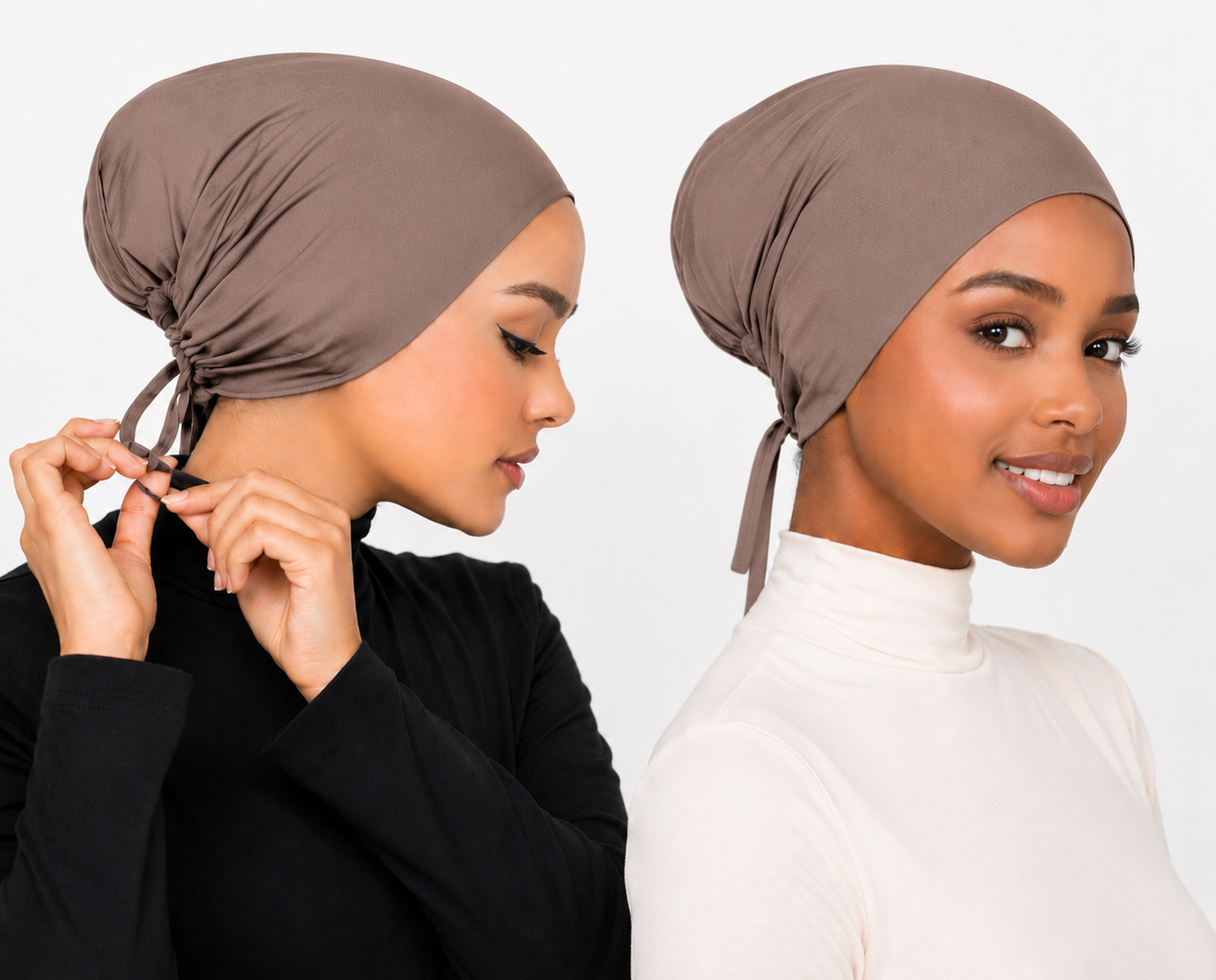 Bonnet Sous-Hijab Femme Modal Doux - Turban Intérieur Antidérapant